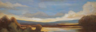 Somewhere in The Distance by Liz Jardine framed canvas print