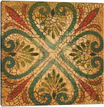 Spanish Tiles VI Canvas Art Print - Mediterranean Décor