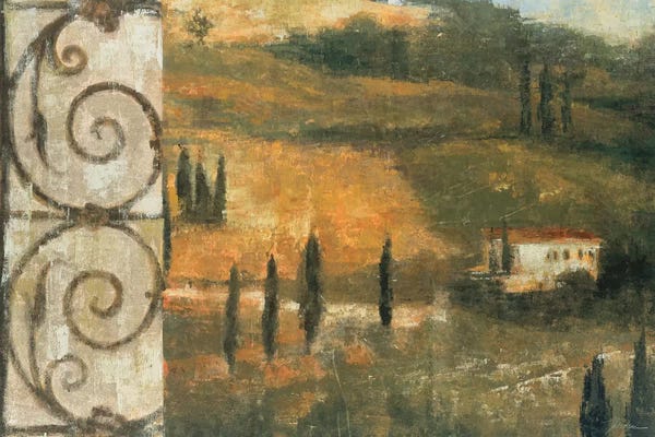 Mediterranean Décor: Tuscan Gateway I by Liz Jardine