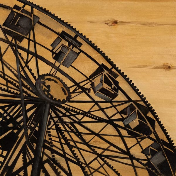 Amusement Parks: Vintage Ferris Wheel by Liz Jardine