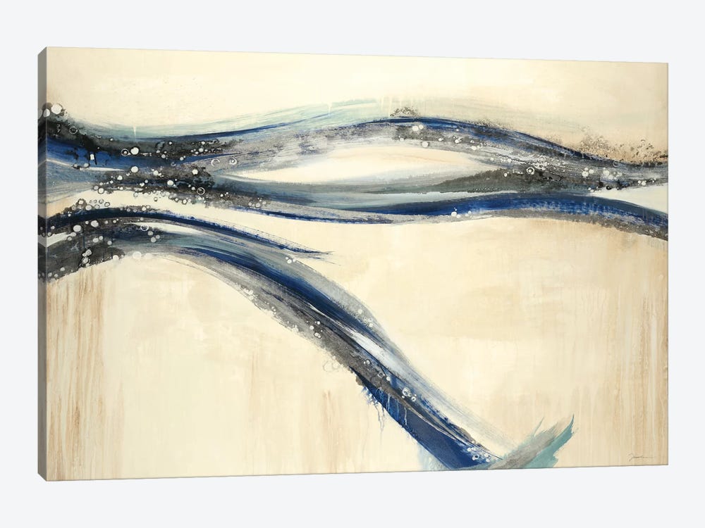 Catching A Blue Wave by Liz Jardine 1-piece Canvas Wall Art