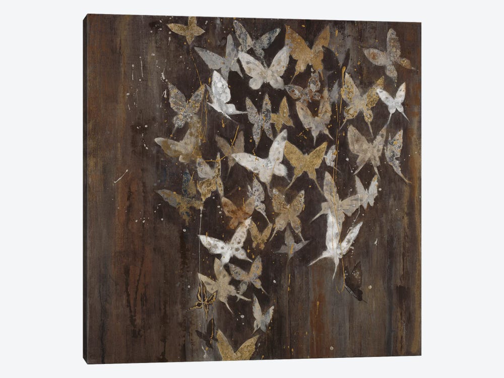 Social Butterflies by Liz Jardine 1-piece Canvas Wall Art