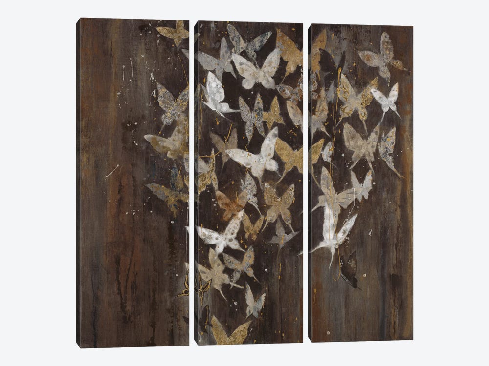 Social Butterflies by Liz Jardine 3-piece Canvas Art