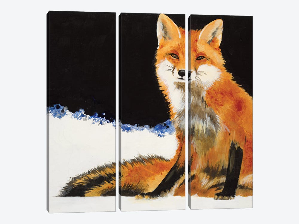 Fox by Liz Jardine 3-piece Canvas Art