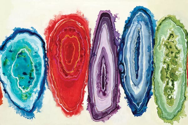 Agates, Geodes & Minerals: Geode Slice by Liz Jardine