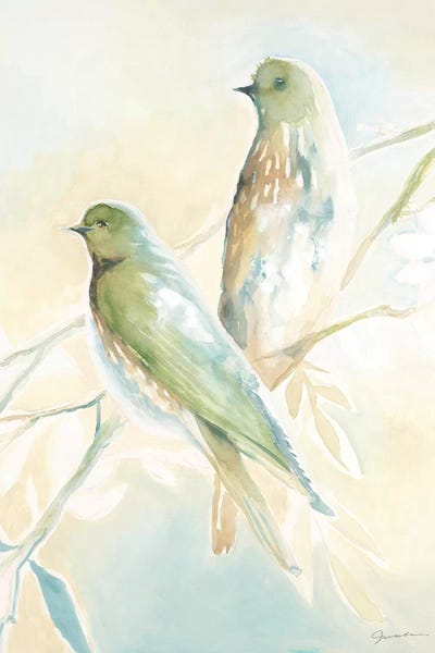 Pastels: Love Birds by Liz Jardine
