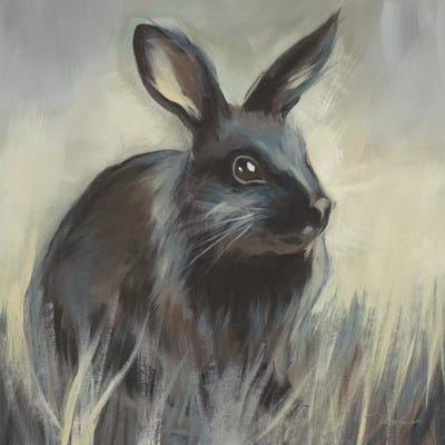 Wild Hare I by Liz Jardine multi panel art