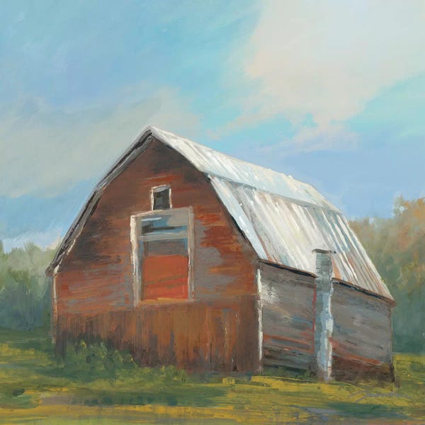 Farms: Red Barn by Liz Jardine