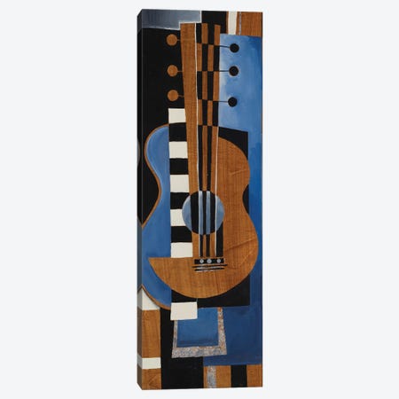 Blues Guitar Canvas Print #JAR334} by Liz Jardine Canvas Art