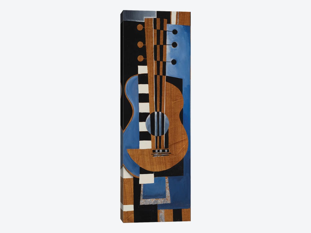 Blues Guitar by Liz Jardine 1-piece Art Print