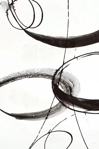 Large Black & White Art - Canvas Prints: High Style III by Liz Jardine
