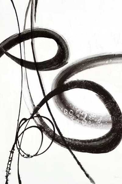 Black & White Abstract Art: High Style IV by Liz Jardine