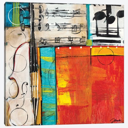 Sheet Music II Canvas Print #JAR340} by Liz Jardine Canvas Wall Art