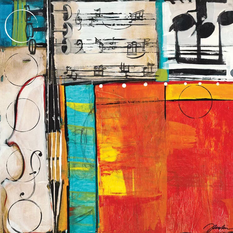 Sheet Music II by Liz Jardine wall art