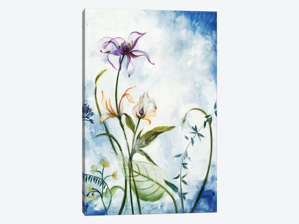 Fantasy Flowers by Liz Jardine 1-piece Canvas Art