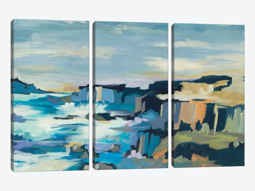 Sienna Cliffs by Liz Jardine 3-piece Canvas Wall Art