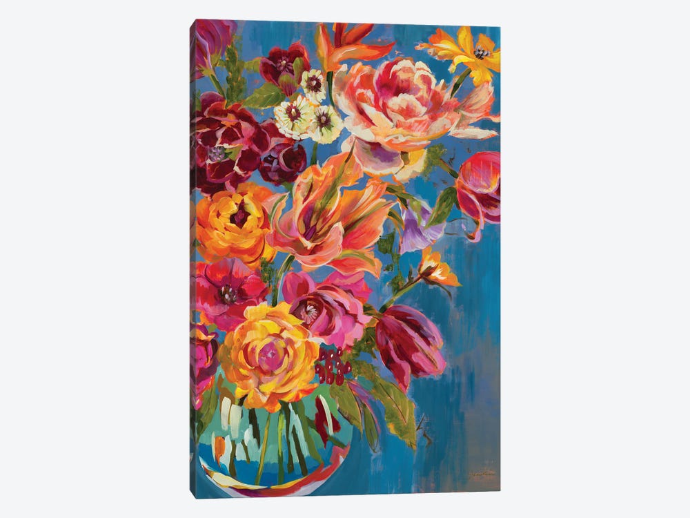 Spring Bouquet by Liz Jardine 1-piece Canvas Art Print