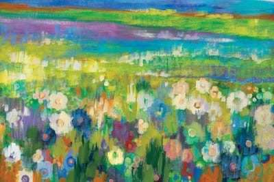 Flower Fields by Liz Jardine canvas print
