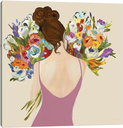 Fragrant Flowers Canvas Art Print - Botanical Illustrations