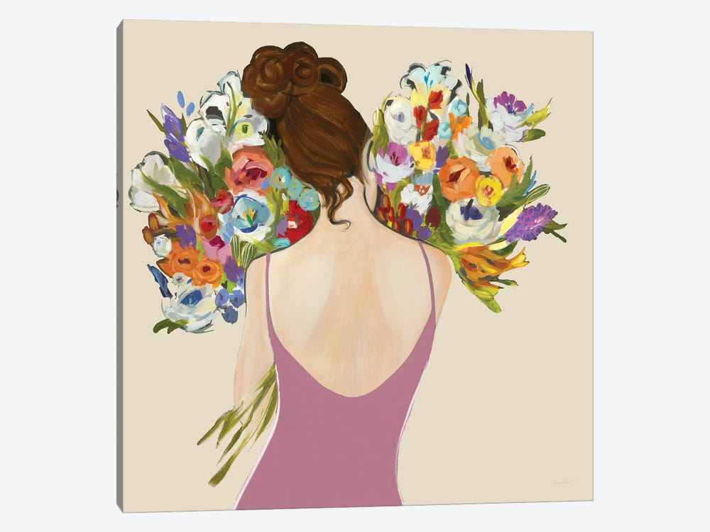 Fragrant Flowers by Liz Jardine 1-piece Canvas Art