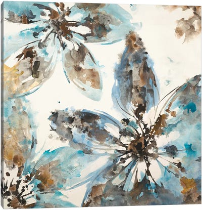 Flower Forms Canvas Art Print - Liz Jardine