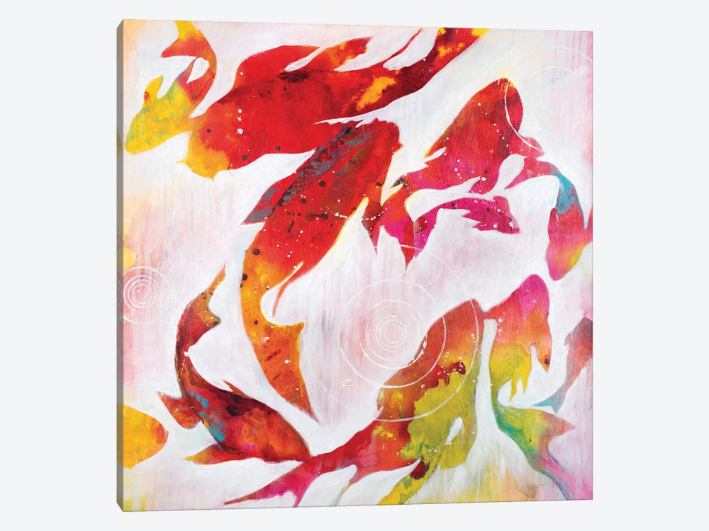 Koi Pond by Liz Jardine 1-piece Canvas Art Print