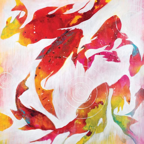 Liz Jardine: Koi Pond by Liz Jardine