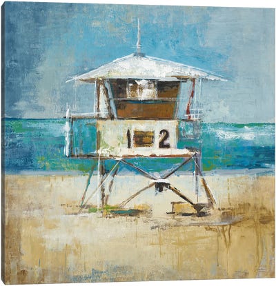 Lifeguard Tower Canvas Art Print - Beach Lover