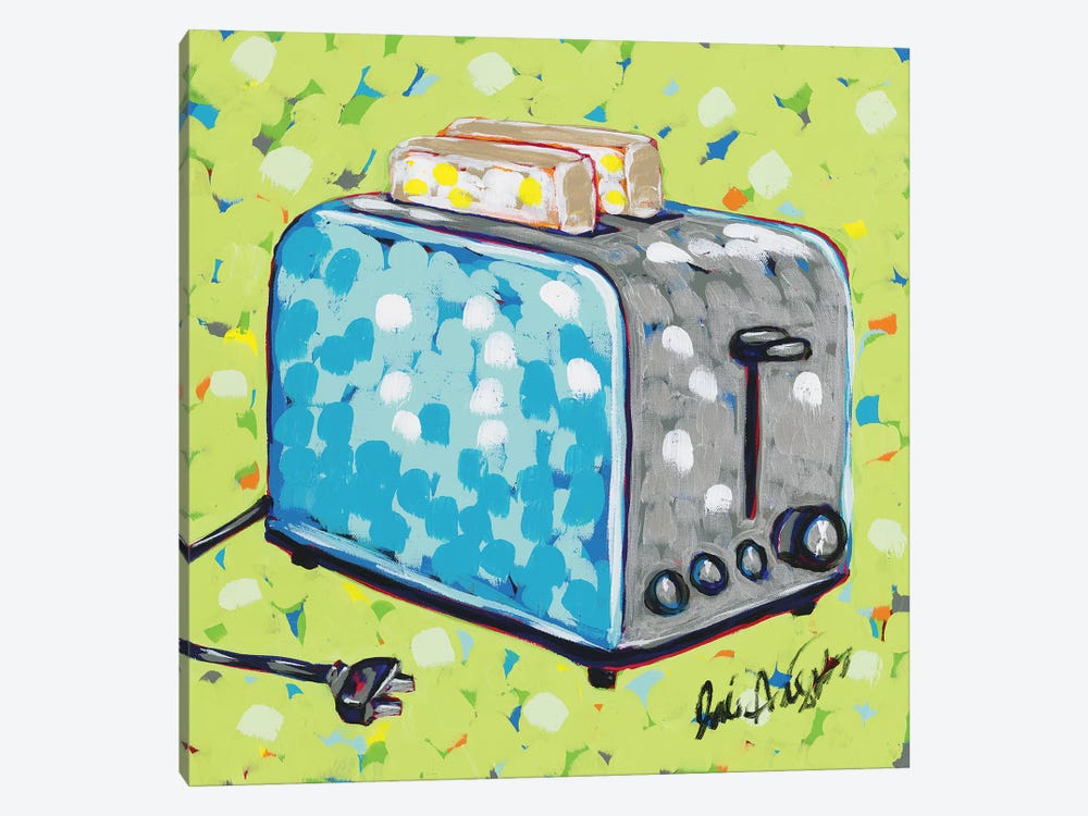 Kitchen Sketch Toaster by Jodi Augustine 1-piece Canvas Print