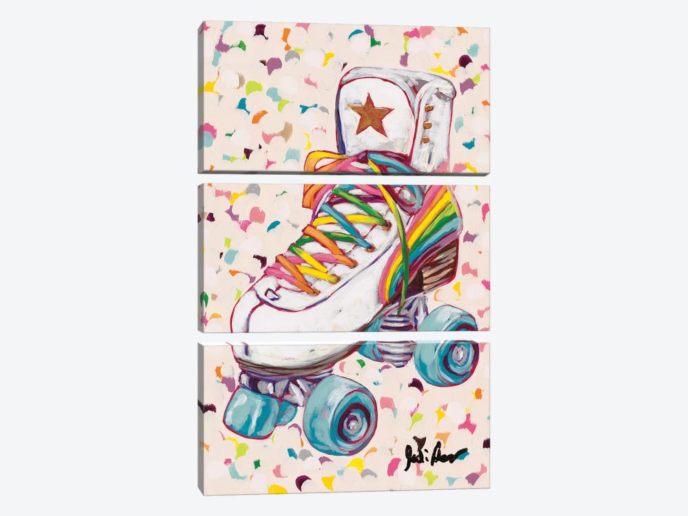 Retro Rainbow by Jodi Augustine 3-piece Art Print