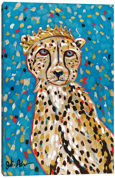 Queen Cheetah Canvas Art Print