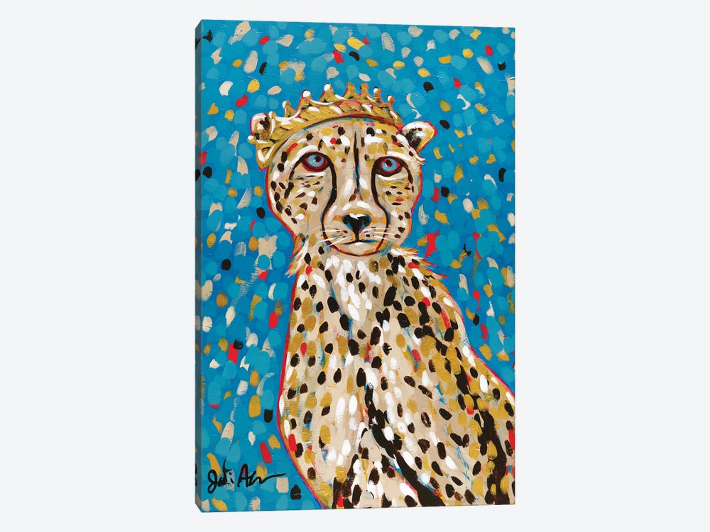 Queen Cheetah by Jodi Augustine 1-piece Canvas Art