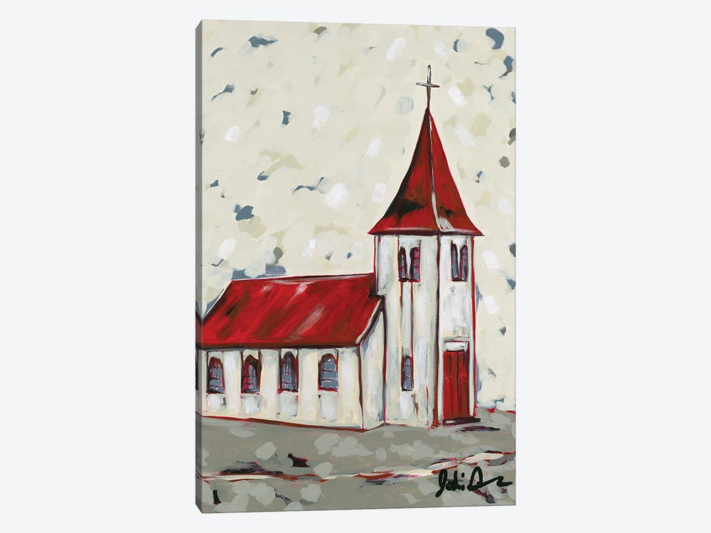 Here Is The Church by Jodi Augustine 1-piece Canvas Artwork