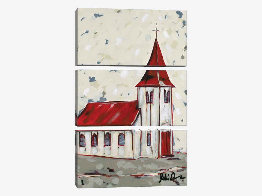 Here Is The Church by Jodi Augustine 3-piece Canvas Artwork