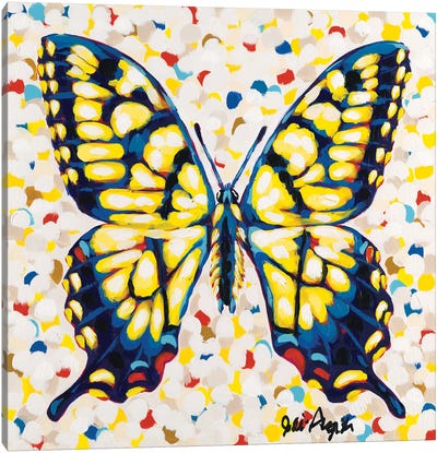 Pop Butterfly I Canvas Art Print