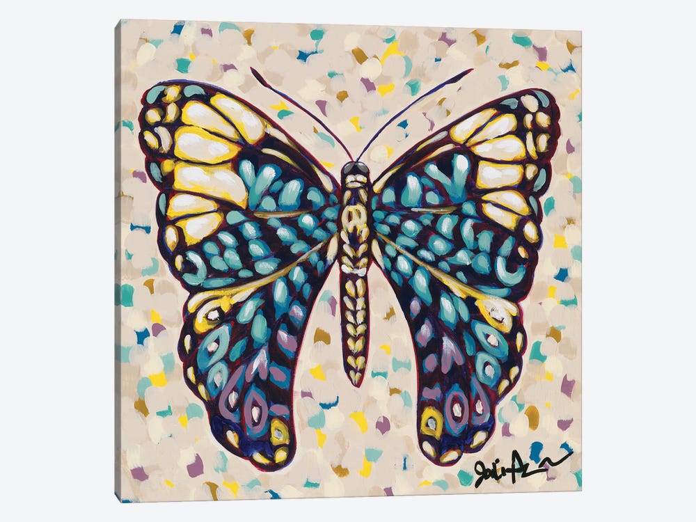 Pop Butterfly II 1-piece Canvas Art