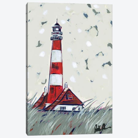 Pop Lighthouse II Canvas Print #JAU34} by Jodi Augustine Canvas Artwork