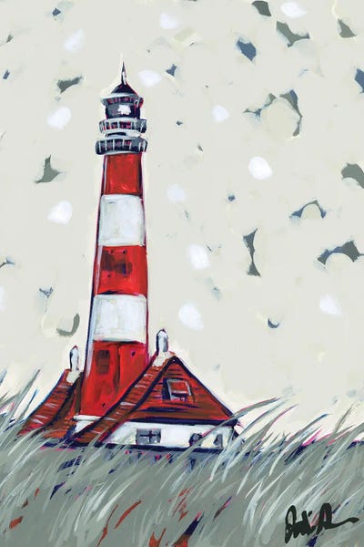Lakehouse Décor: Pop Lighthouse II by Jodi Augustine