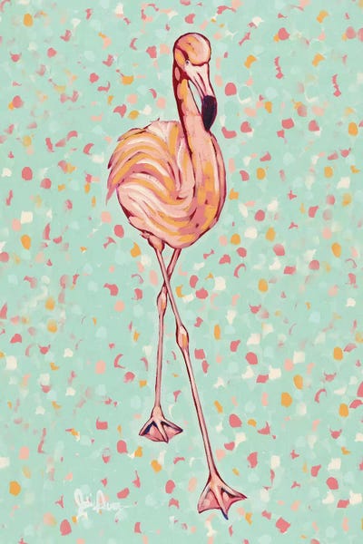 Jodi Augustine: Flamingo Portrait II by Jodi Augustine