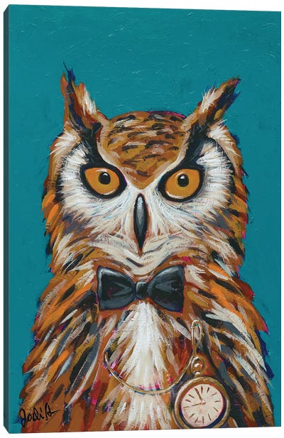 Spy Animals I-Undercover Owl Canvas Art Print