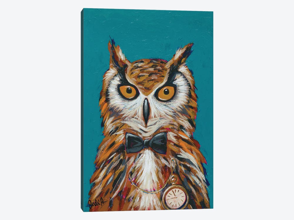 Spy Animals I-Undercover Owl by Jodi Augustine 1-piece Canvas Artwork