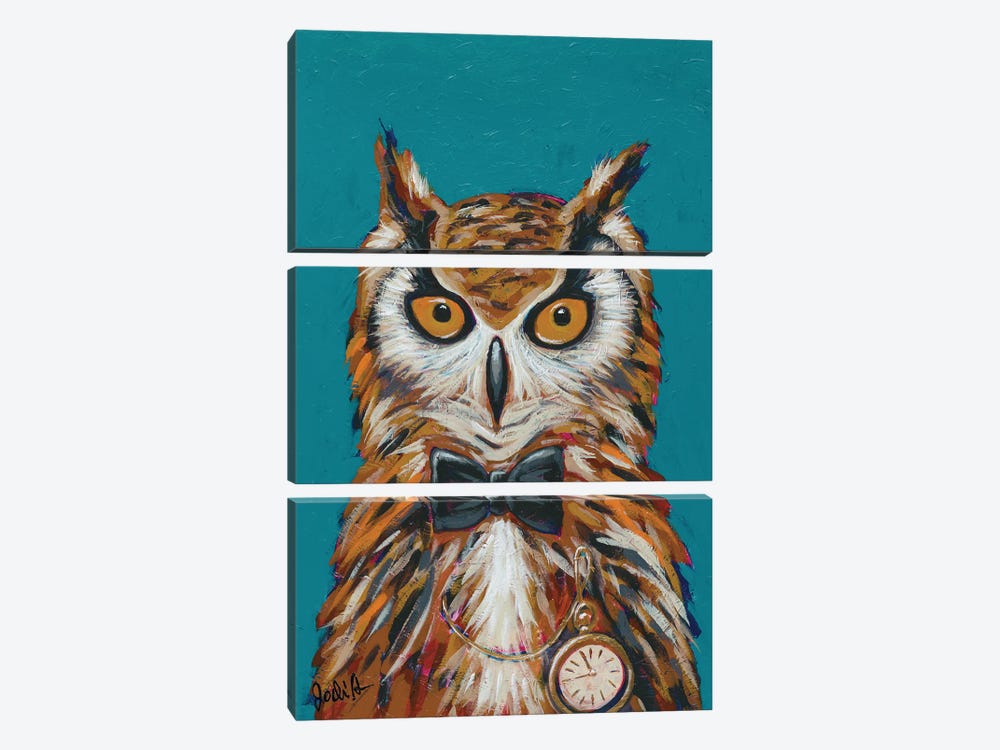 Spy Animals I-Undercover Owl by Jodi Augustine 3-piece Canvas Art