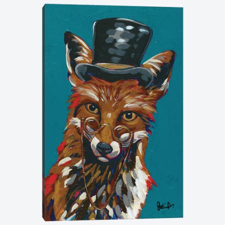 Spy Animals IV-Sly Fox Canvas Print #JAU52} by Jodi Augustine Canvas Print