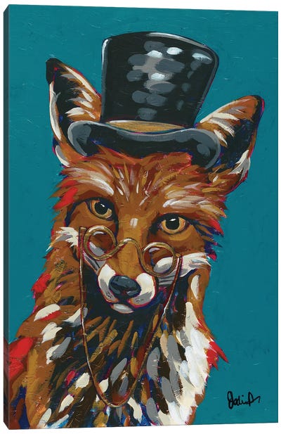 Spy Animals IV-Sly Fox Canvas Art Print