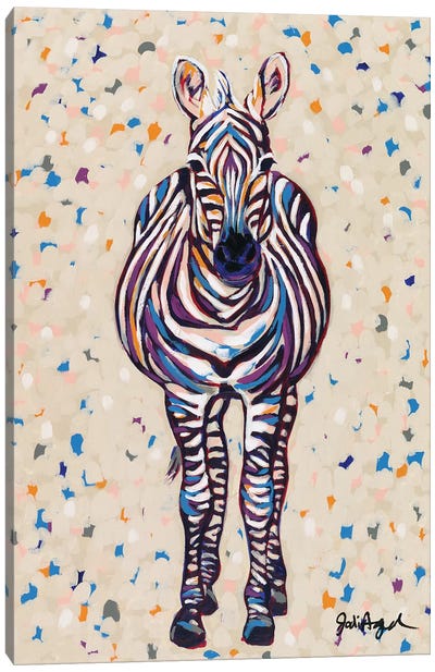 Fruit Stripe Zebra Canvas Art Print