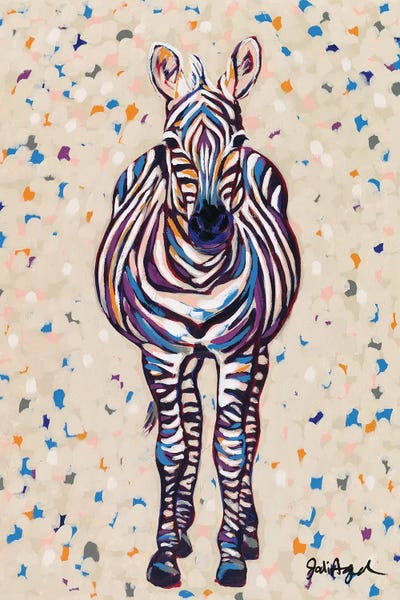 Jodi Augustine: Fruit Stripe Zebra by Jodi Augustine