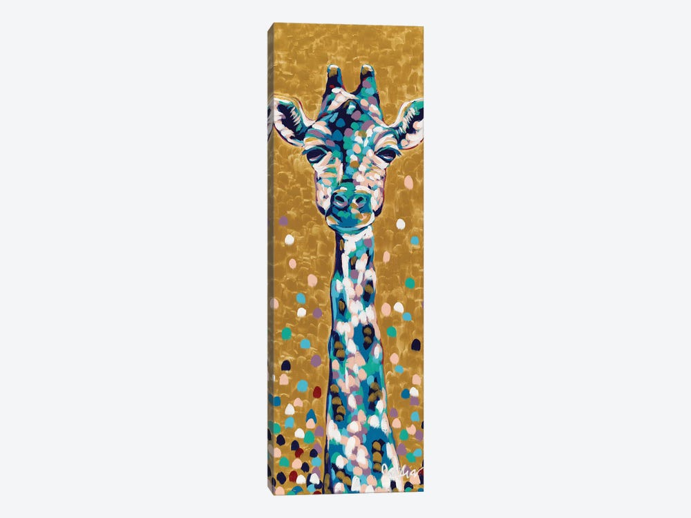 Golden Girl Giraffe by Jodi Augustine 1-piece Canvas Artwork