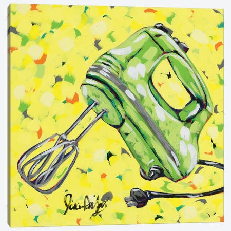 Kitchen Sketch Mixer Canvas Print #JAU9} by Jodi Augustine Canvas Wall Art