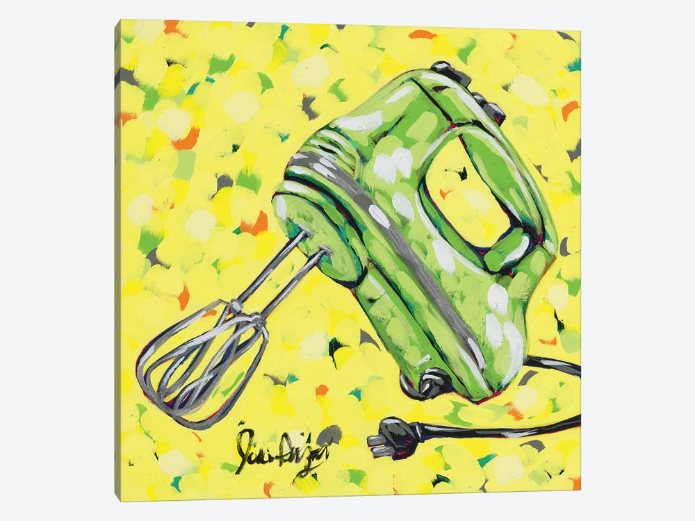 Kitchen Sketch Mixer by Jodi Augustine 1-piece Canvas Art Print