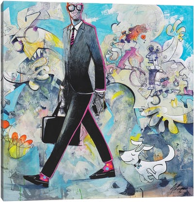 The Go Getter Canvas Art Print - Homme at Home